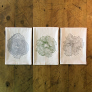 Oregon Topographic Map Tea Towel